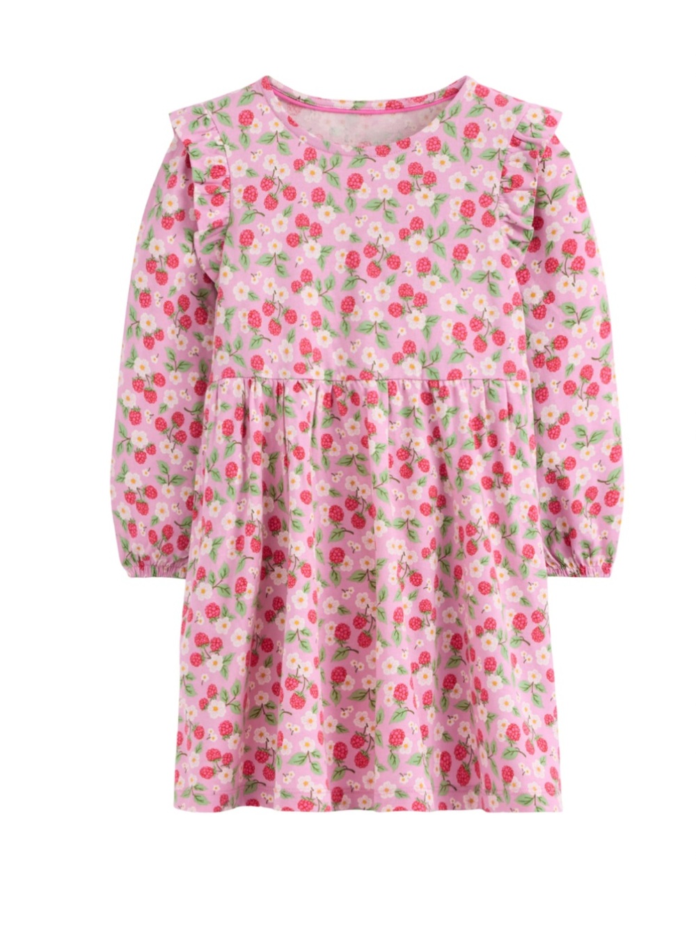 Mini Boden Kids Posie Long Sleeve Jersey Dress